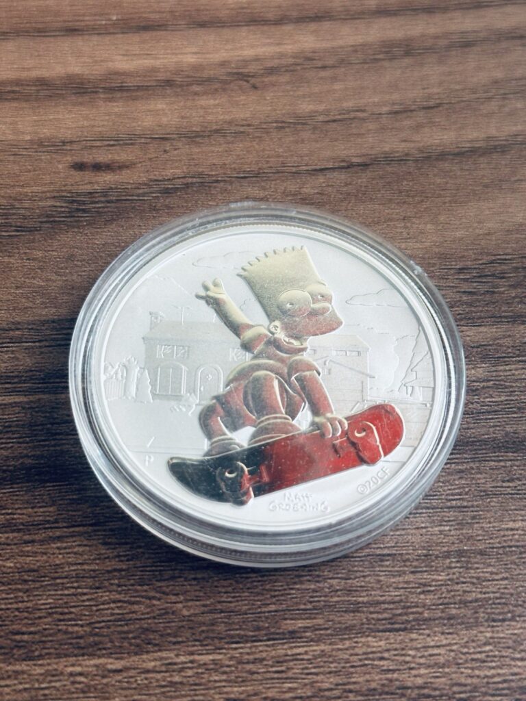Read more about the article 2020 TUVALU $1 BART SIMPSON 1 OZ .999 SILVER ROUND COIN