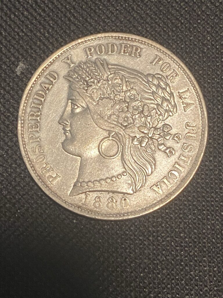 Read more about the article Peru 5 Pesetas 1880