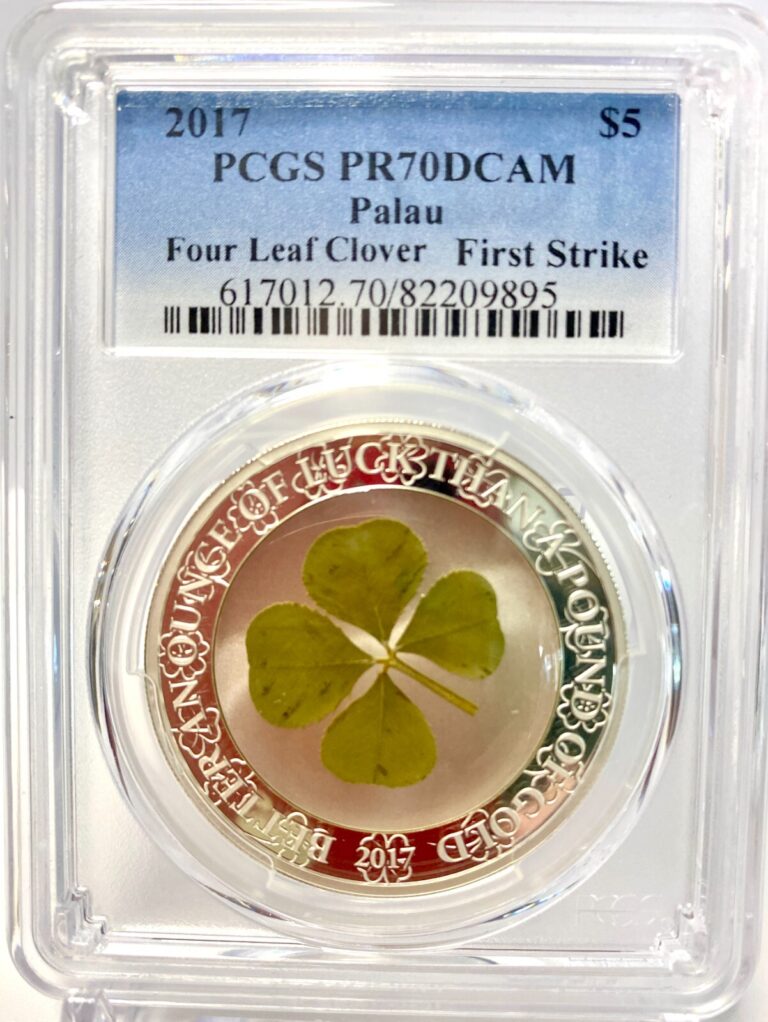 Read more about the article 2017 1 oz .999 Fine Silver Palua Four Leaf Clover FS Proof Coin PCGS PR70DCAM