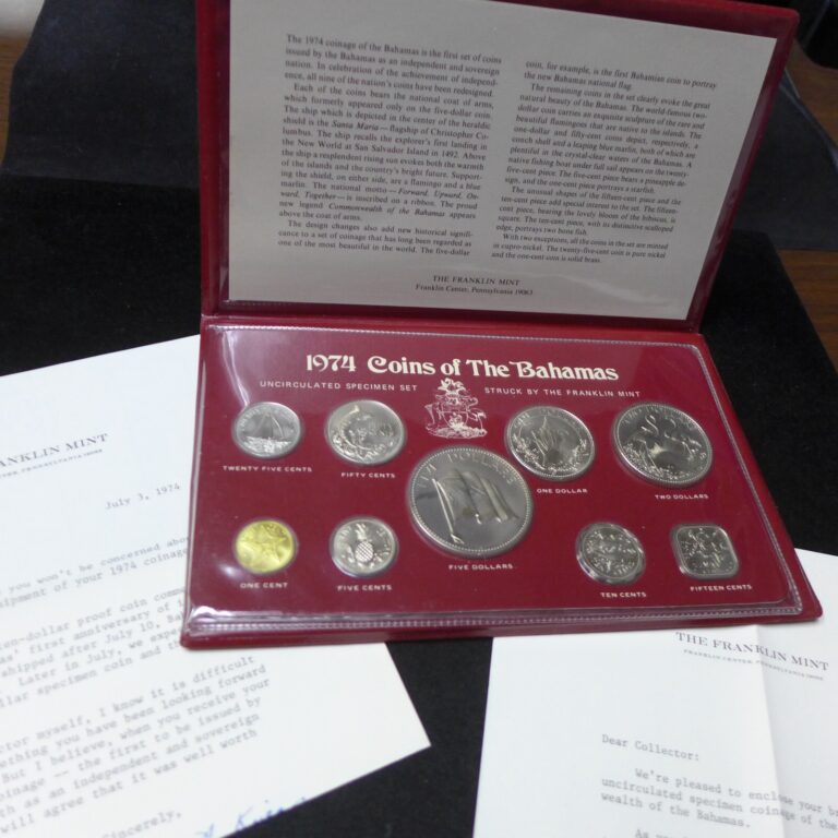 Read more about the article 1974 Coins of the Bahamas  |  Uncirculated 9 Coin Specimen Set