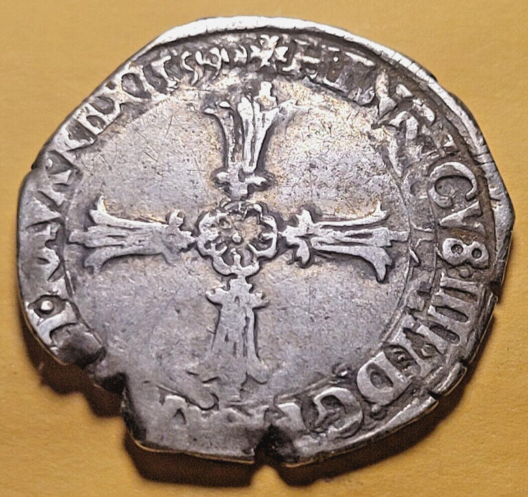 Read more about the article 1599 France Silver 1/4 Ecu Coin
