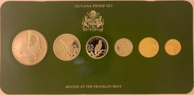 Read more about the article 1976 Guyana Proof 6 Coin Set