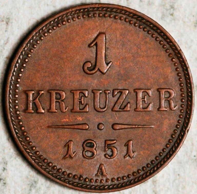 Read more about the article 1851 AUSTRA 1 KREUZER