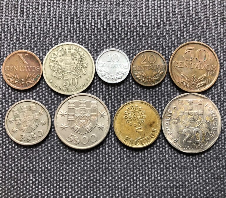 Read more about the article Portugal 🇵🇹 Lot Of 9  World Foreign Coins