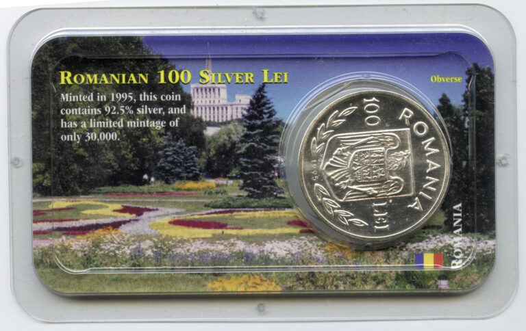 Read more about the article 1945 – 1995 Romania Silver Coin 100 Lei 50th Anniversary Littleton Holder – L391