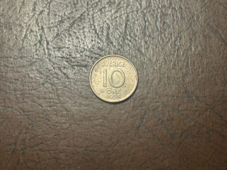 Read more about the article 1955 Sweden 10 Ore Silver Coin
