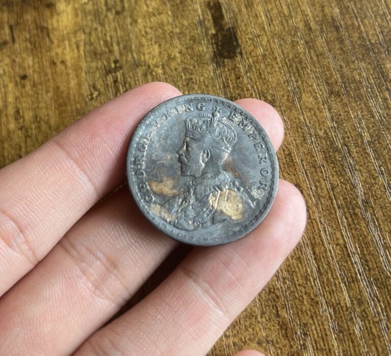 Read more about the article 1911 British India Silver “Pig” Rupee Great Toning