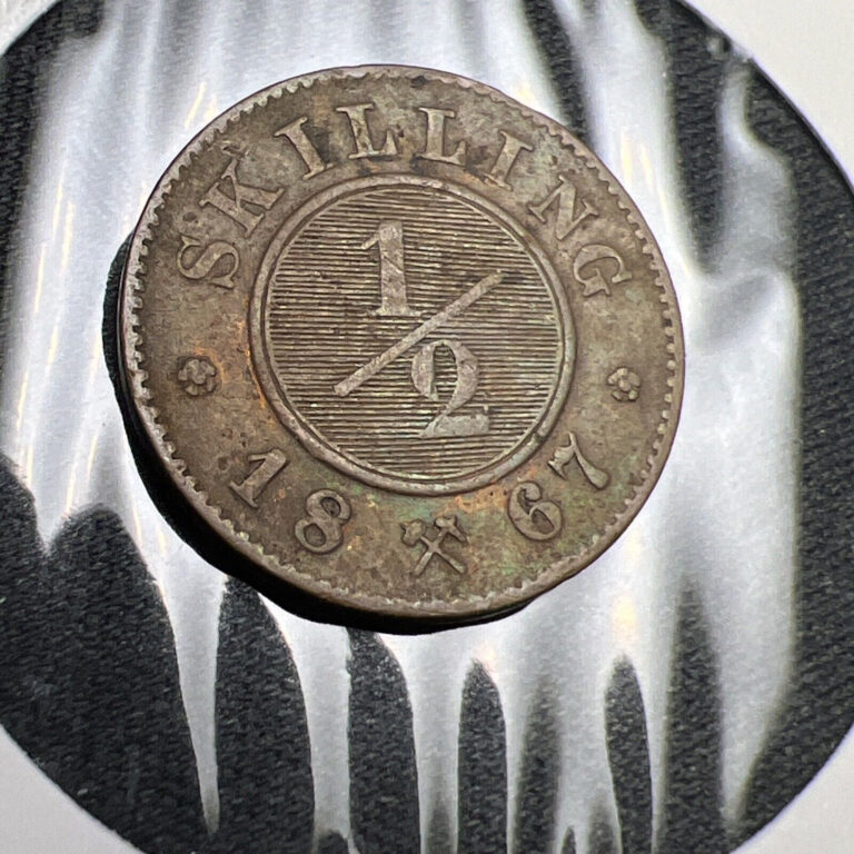 Read more about the article 1867 Norway 1/2 Skilling Foreign Coin X872