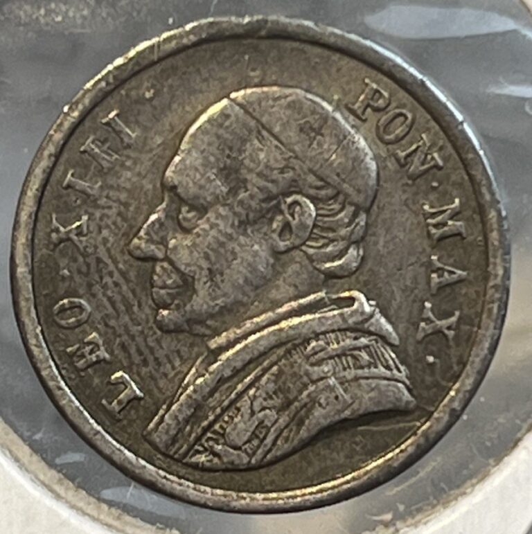 Read more about the article Vatican City Pope Leo XIII Silver Medal Coin Minted After His Death In 1903