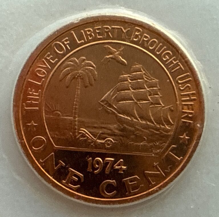 Read more about the article Liberia –  One Cent – 1974 Beautiful Coin with very low mintage of 9362 Coins