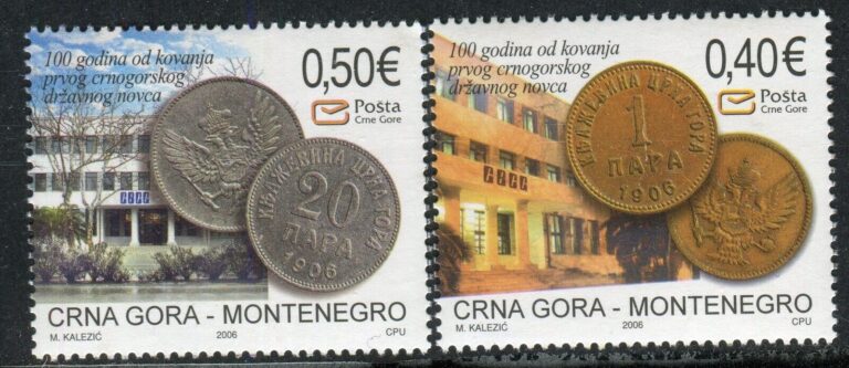 Read more about the article 053 – MONTENEGRO 2006 – Coins – MNH Set