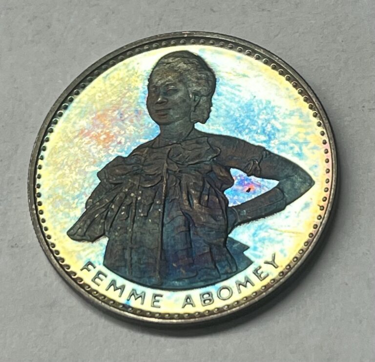 Read more about the article Dahomey 1971 Abomey Woman 200 Francs Silver Coin *AMAZING TONE*