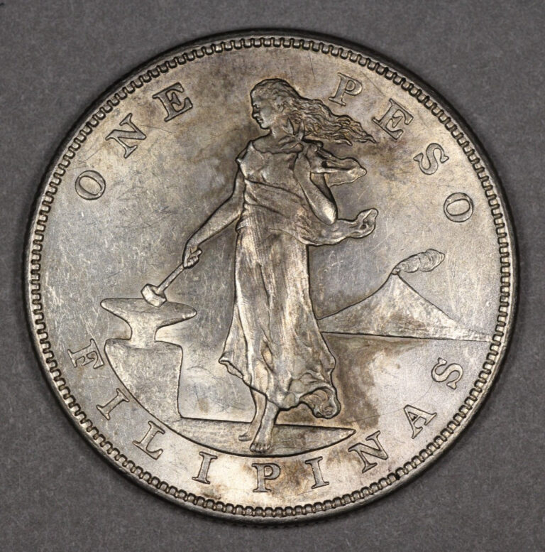 Read more about the article 1903 S U.S. Philippines Silver Peso Lustrous