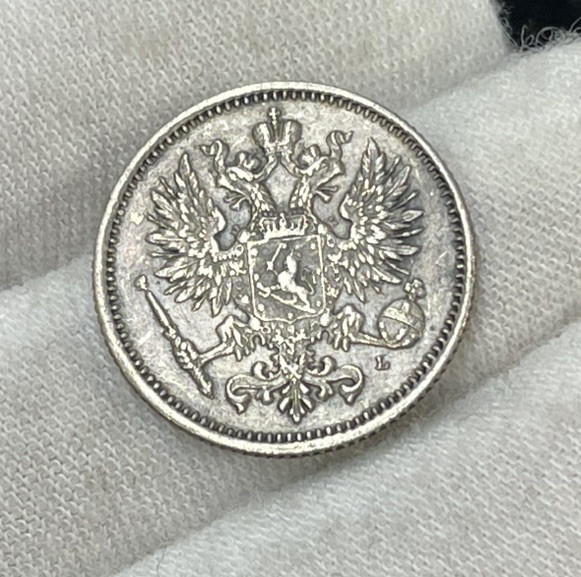 Read more about the article 1889 Finland 50 Pennia Silver Coin