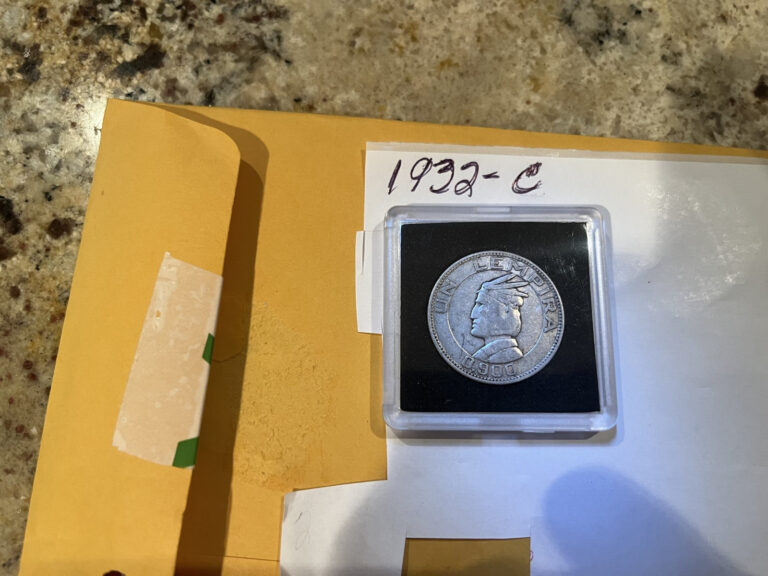 Read more about the article Honduras 1 Lempira 1932 0.900 Silver Coin Natural State