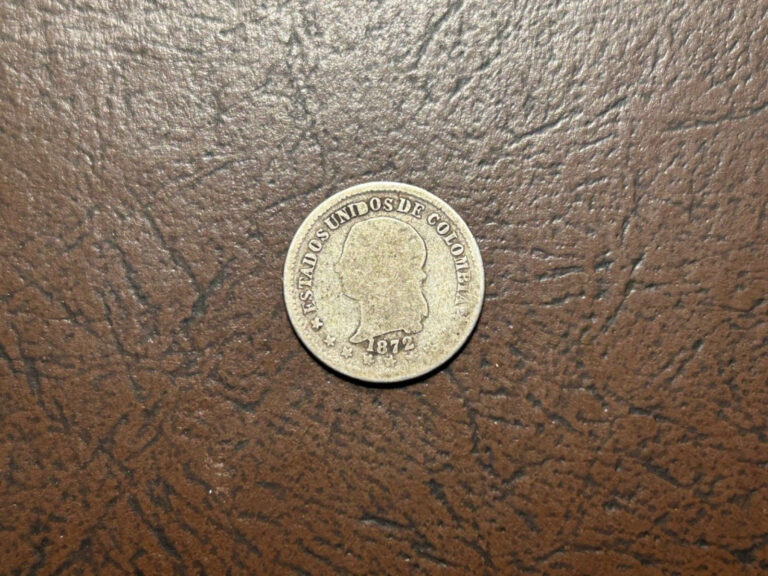Read more about the article 1872 COLOMBIA SILVER 10 CENTAVOS COIN ***Low Mintage Coin***
