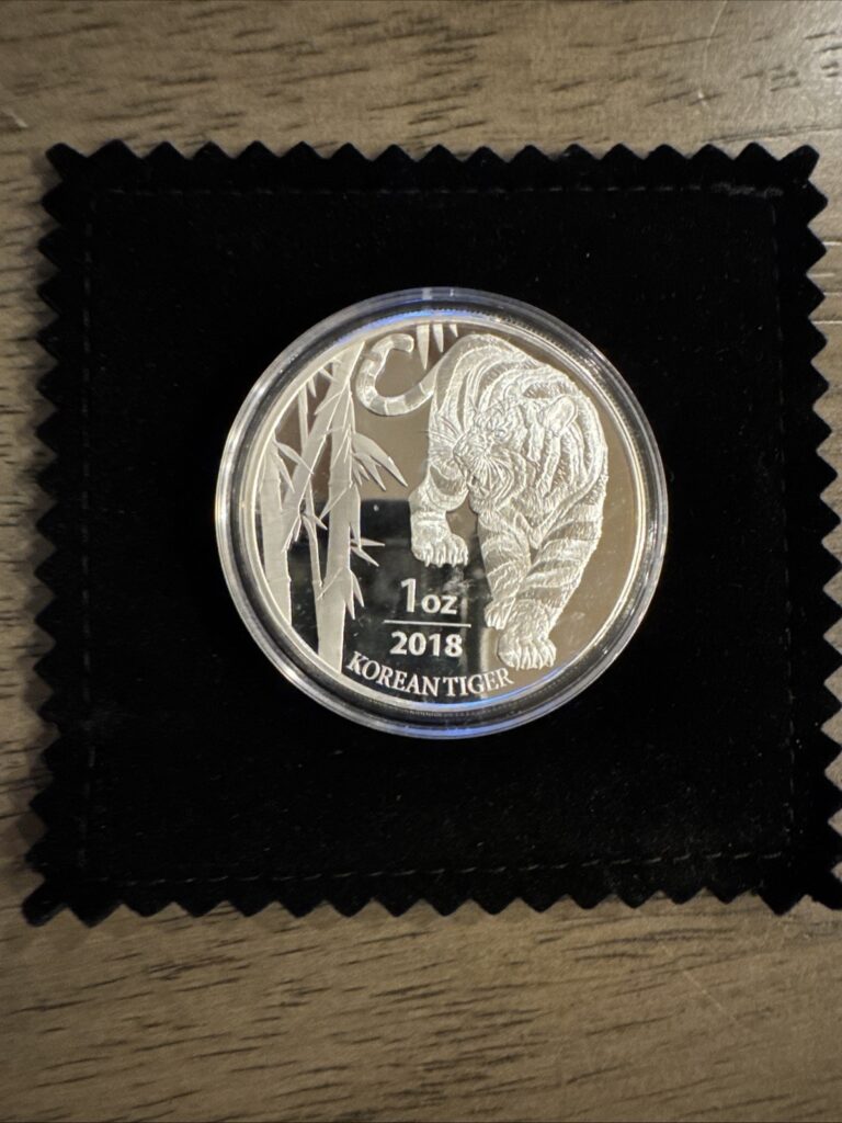 Read more about the article 2018 S Korea 1 oz. Silver Tiger BU – 1st Edition 🔥