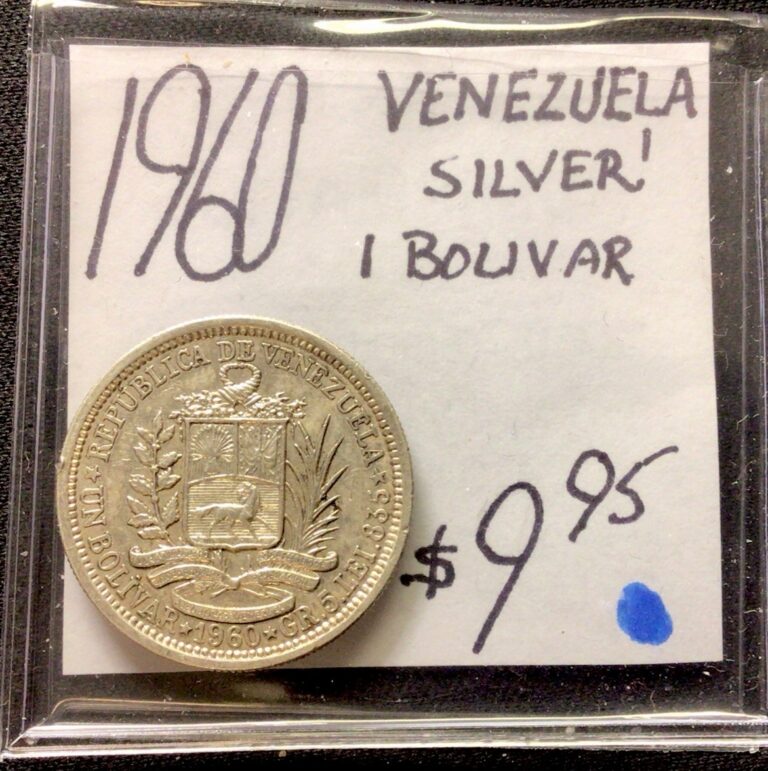 Read more about the article 1960 Venezuela Silver! I Bolivar! ENN Coins