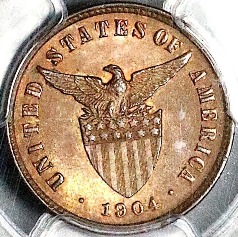 Read more about the article 1904 PCGS MS 63 RB Philippines 1/2 Centavo USA Administration Coin (24091901C)