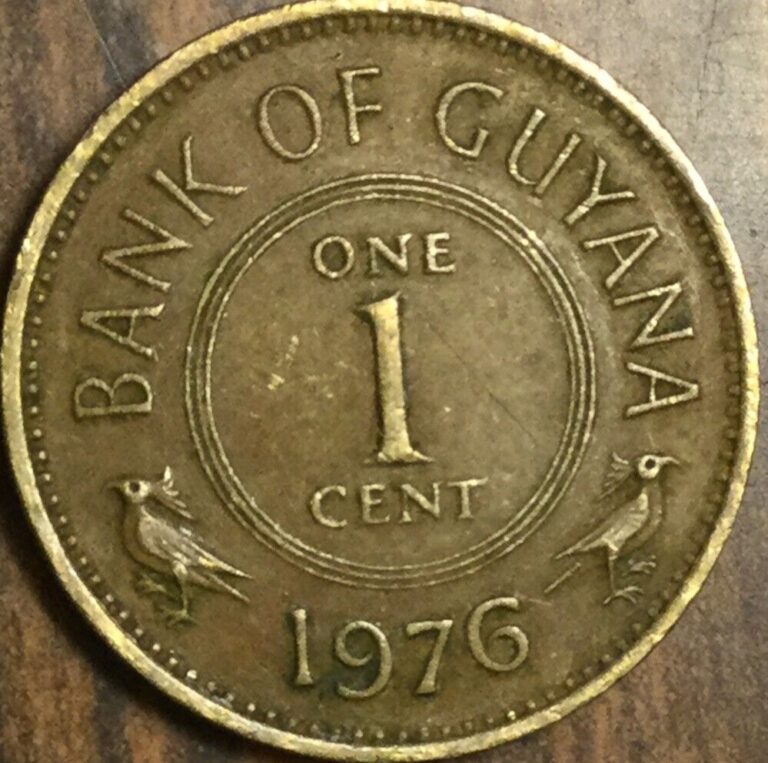 Read more about the article 1976 BANK OF GUYANA 1 CENT COIN
