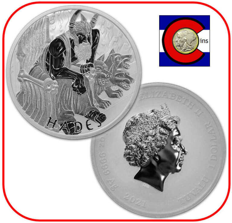 Read more about the article 2021 Tuvalu Hades 1oz BU Silver Coin in Mint Capsule – Gods of Olympus Series