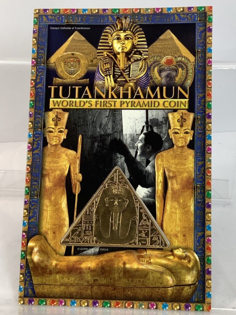 Read more about the article 2008 Isle of Man 1 Crown – Tutankhamun World’s First Pyramid Coin