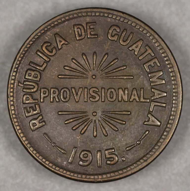 Read more about the article 1915 Guatemala 25 Centavos Provisional Coinage