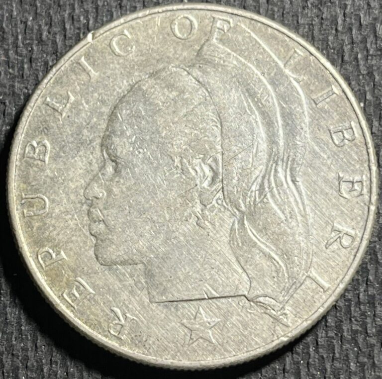 Read more about the article Cleaned 1961 Liberia Silver One Dollar