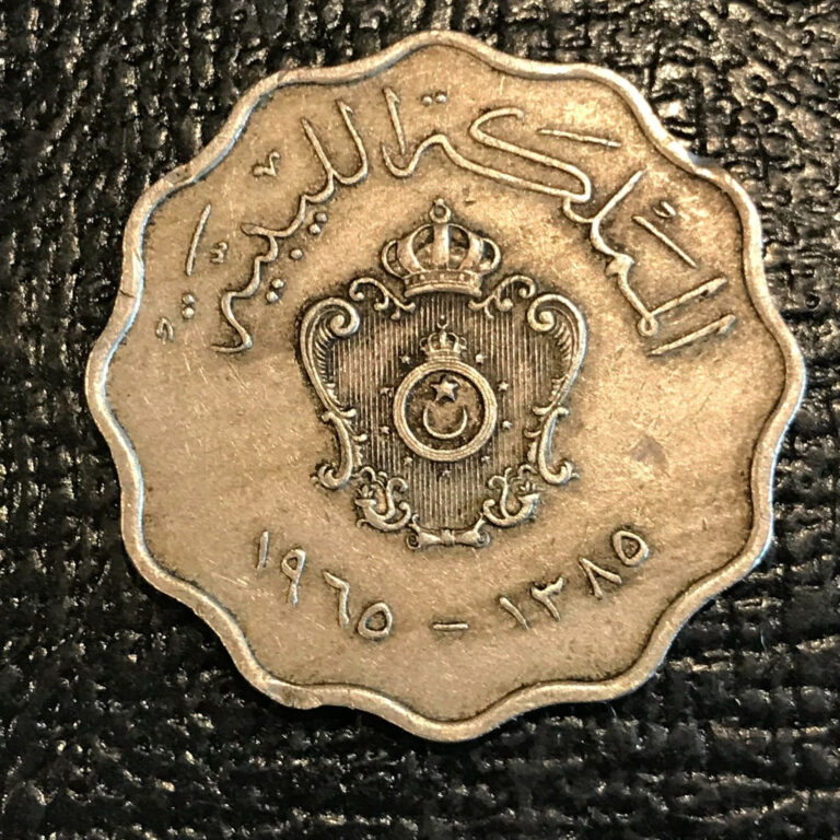 Read more about the article HIGH GRADE 1965 LIBYA 50 MILLIEMES COIN-DEC374