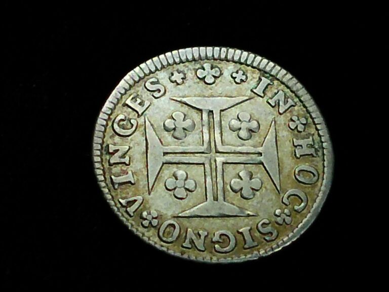 Read more about the article 1706 – 1750 Portuguese Silver 6 Vintens – 120 Reis – John V
