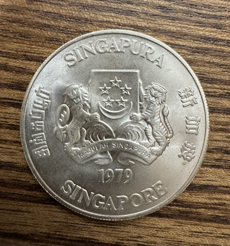 Read more about the article 1979 Singapore $10 Silver Coin – .900 Silver