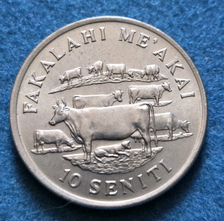 Read more about the article TONGA  COIN    10 Seniti  1975  Unc. FAO World Coin-S