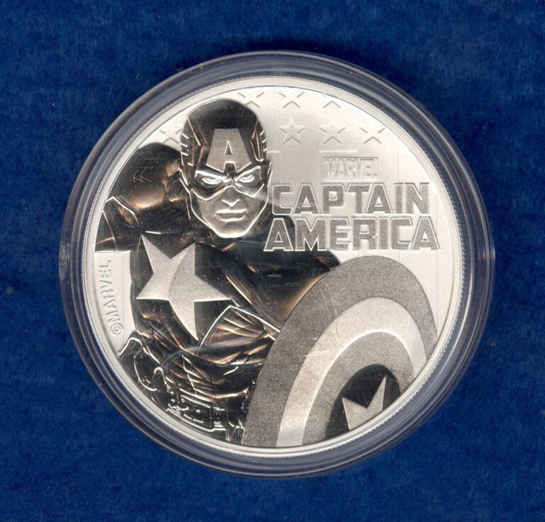 Read more about the article 2019 Tuvalu Marvel Series Captain America 1 oz Silver Coin