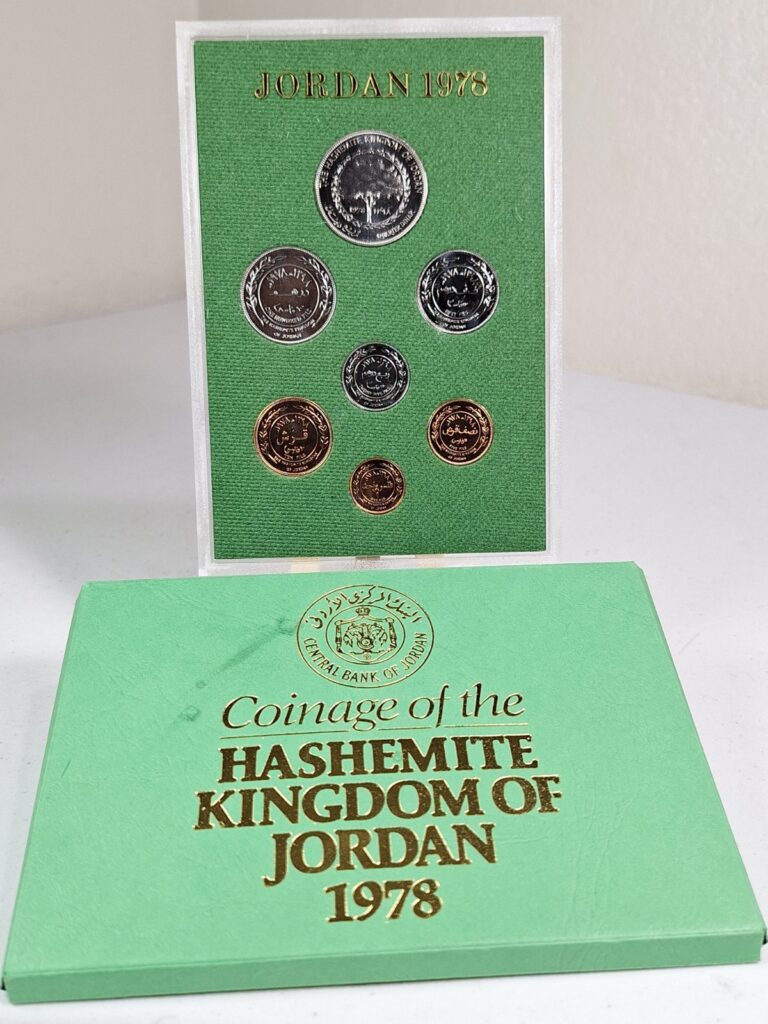 Read more about the article Jordan 1978 Proof Coin Set Hashemite Kingdom of Jordan