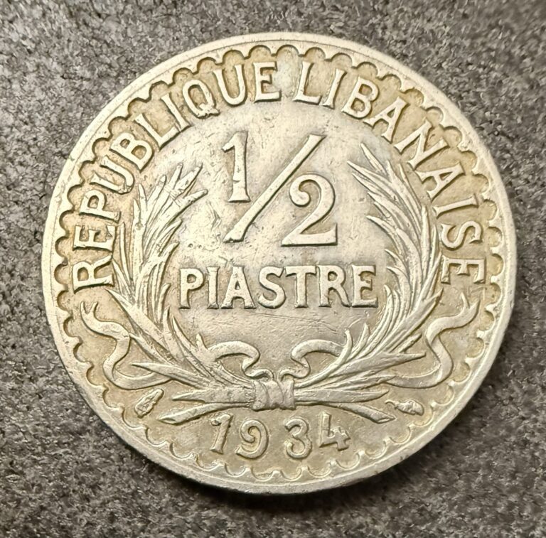 Read more about the article 1934 Lebanon 1/2 Piastres