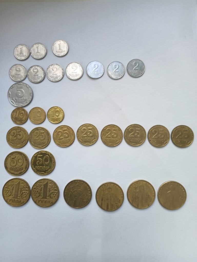 Read more about the article A selection of coins from Ukraine  without repetitions  from circulation  30 pcs