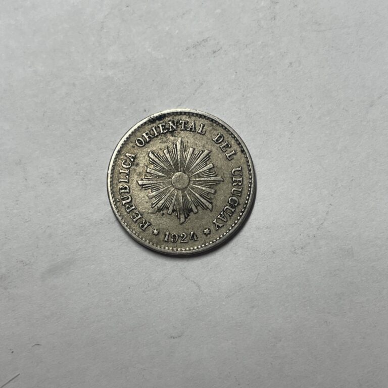 Read more about the article 1924 URUGUAY . 1 CENTESIMO Coin (KM.#19)