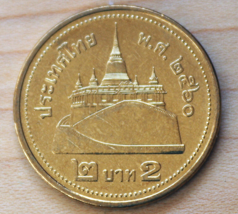 Read more about the article 2017 Thailand 2 Baht Rama IX Unc.