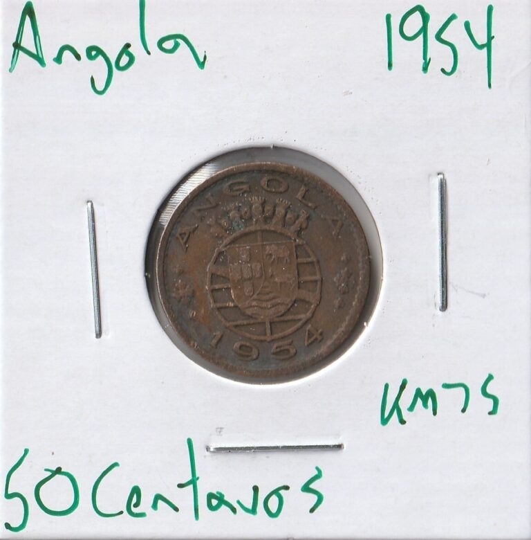 Read more about the article Coin Angola (Portuguese) 50 Centavos 1954 KM75