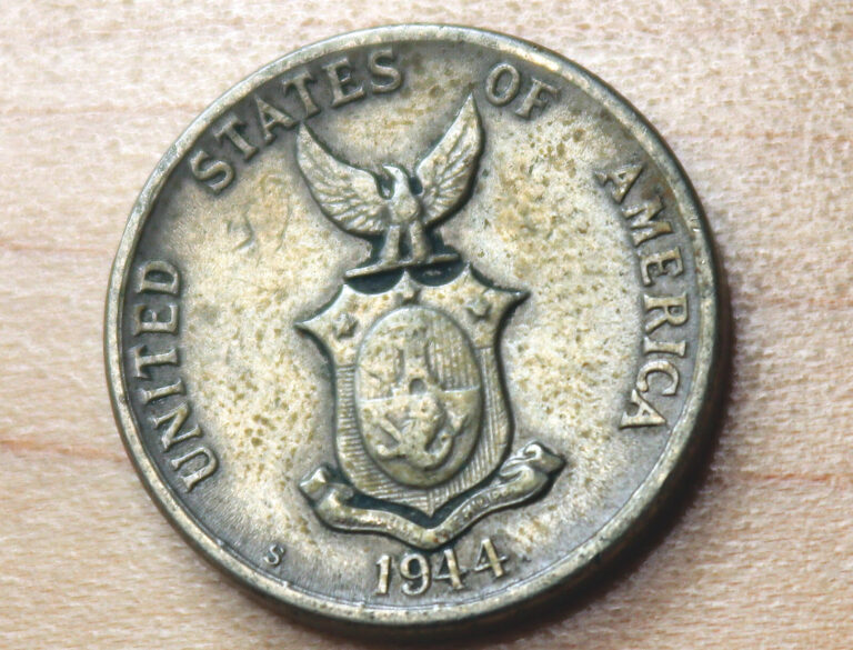 Read more about the article 1944 S Philippines 5 Centavos San Francisco Mint WWII
