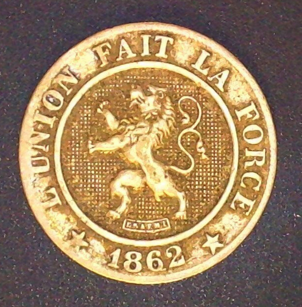 Read more about the article 1862 Belgium 10 Centimes Copper-Nickel KM#22