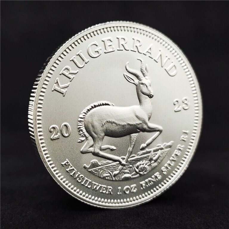Read more about the article 2023 South Africa 1 oz 999 Fine Krugerrand Silver Coin FINE SILVER /*