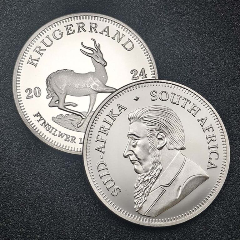 Read more about the article NEW 2024 Krugerrand Silver 1 oz 999 Silver Coin 1 Rand South Africa 999