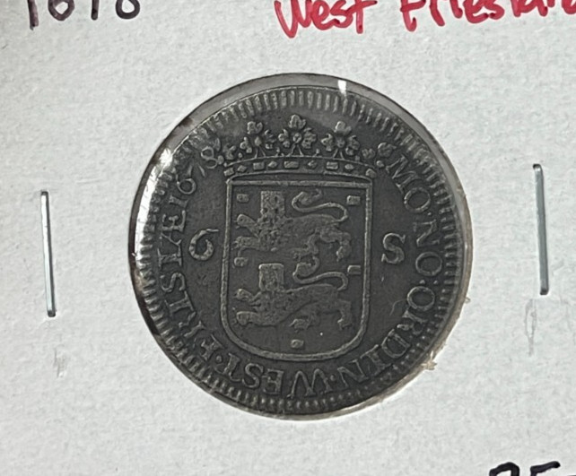 Read more about the article 1678 West Friesland 6 Stuivers – Silver L2