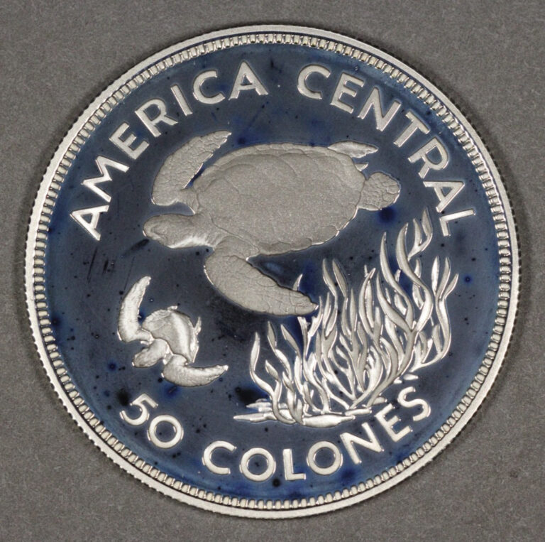 Read more about the article 1974 Costa Rica Silver 50 Colones Proof Conservation Sea Turtles