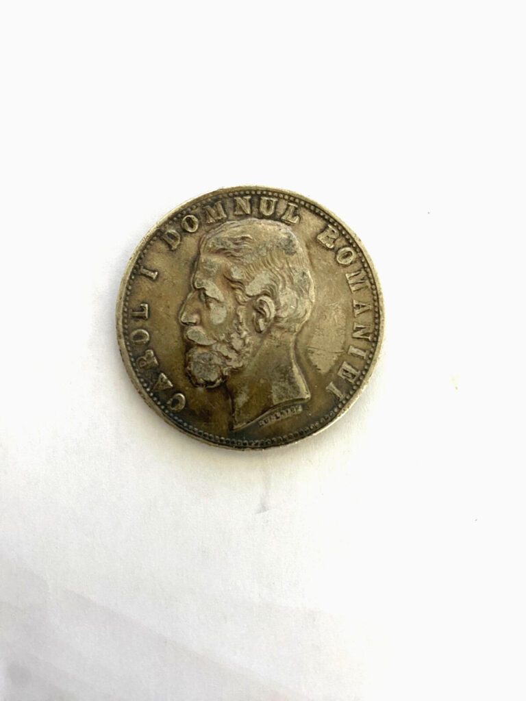 Read more about the article 1880 Romanian large royal silver coin 5 LEI from 1880 – Prince Carol 1