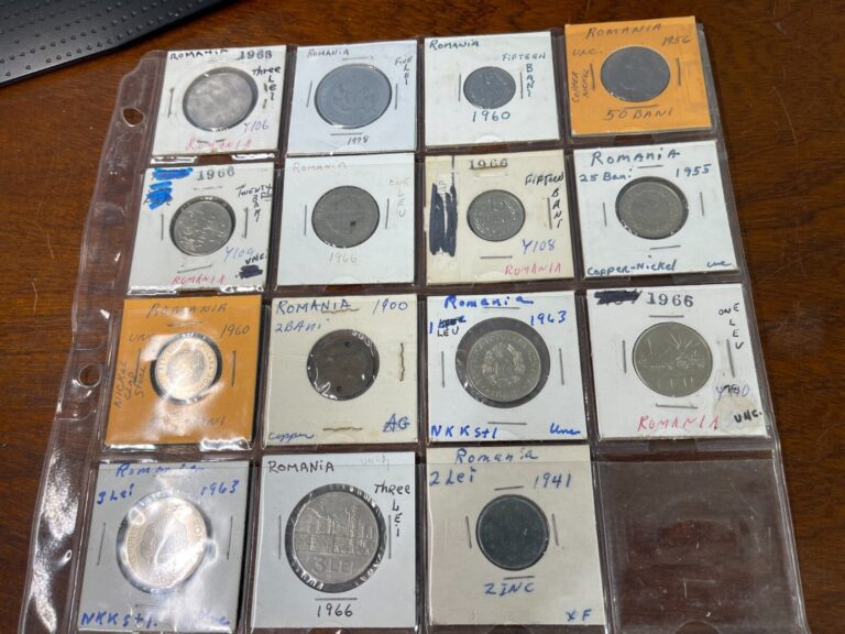 Read more about the article Early Romania 15 Coins lot