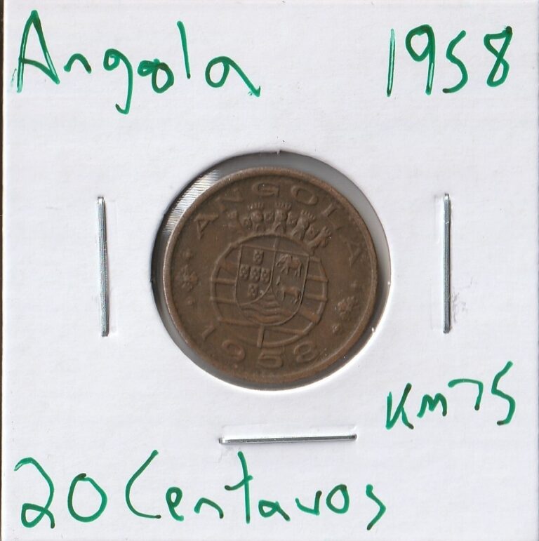 Read more about the article Coin Angola (Portuguese) 50 Centavos 1958 KM75