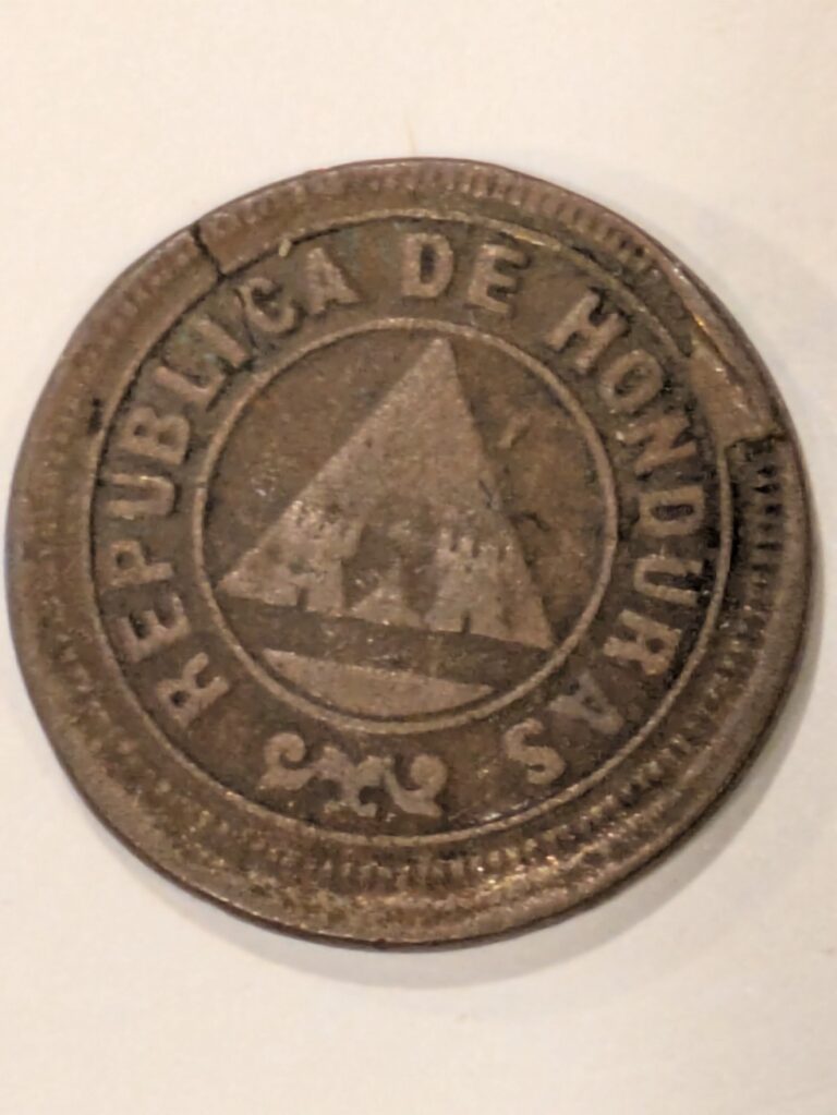 Read more about the article 1910 Honduras 2 Centavos 2/1 Narrow 2