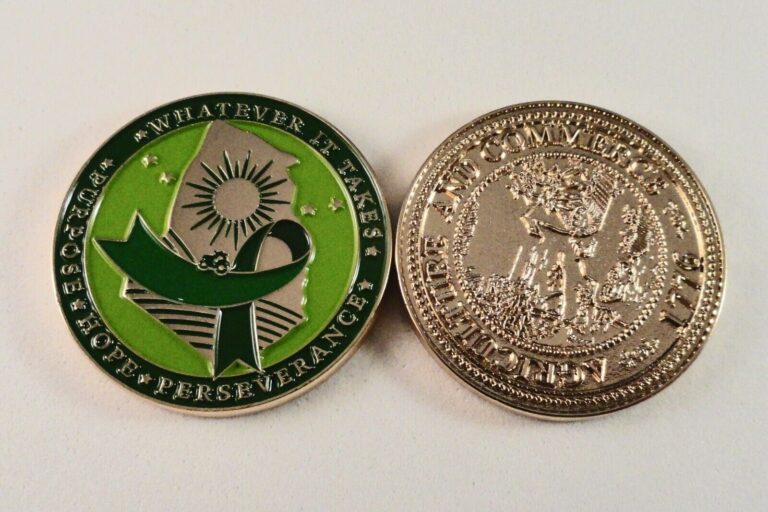 Read more about the article TWO Challenge Coins: State of Georgia Agriculture and Commerce 1776